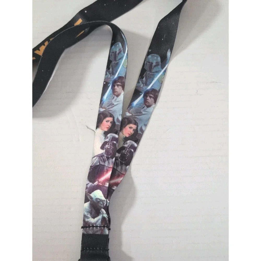 Star Wars Disney Trading Pin Lanyard Double Sided with Plastic Pouch‎